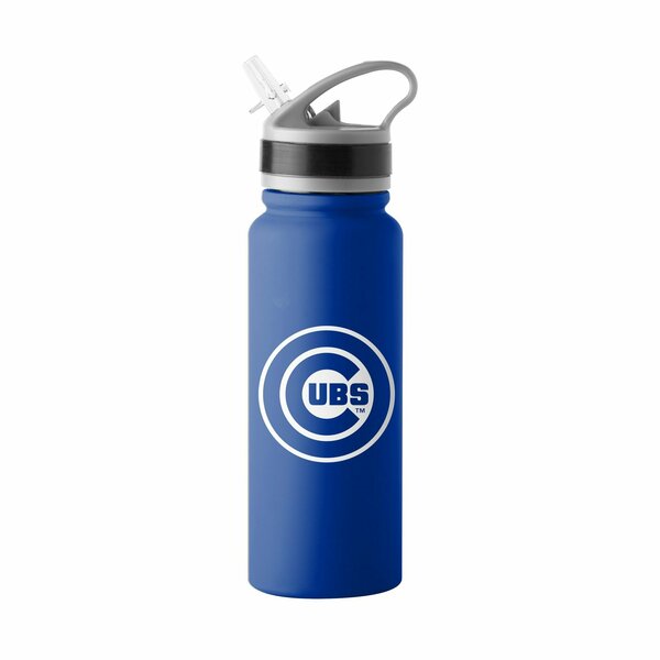 Logo Brands Chicago Cubs Logo 25oz Stainless Single Wall Flip Top Bottle 506-S25UFTB-8